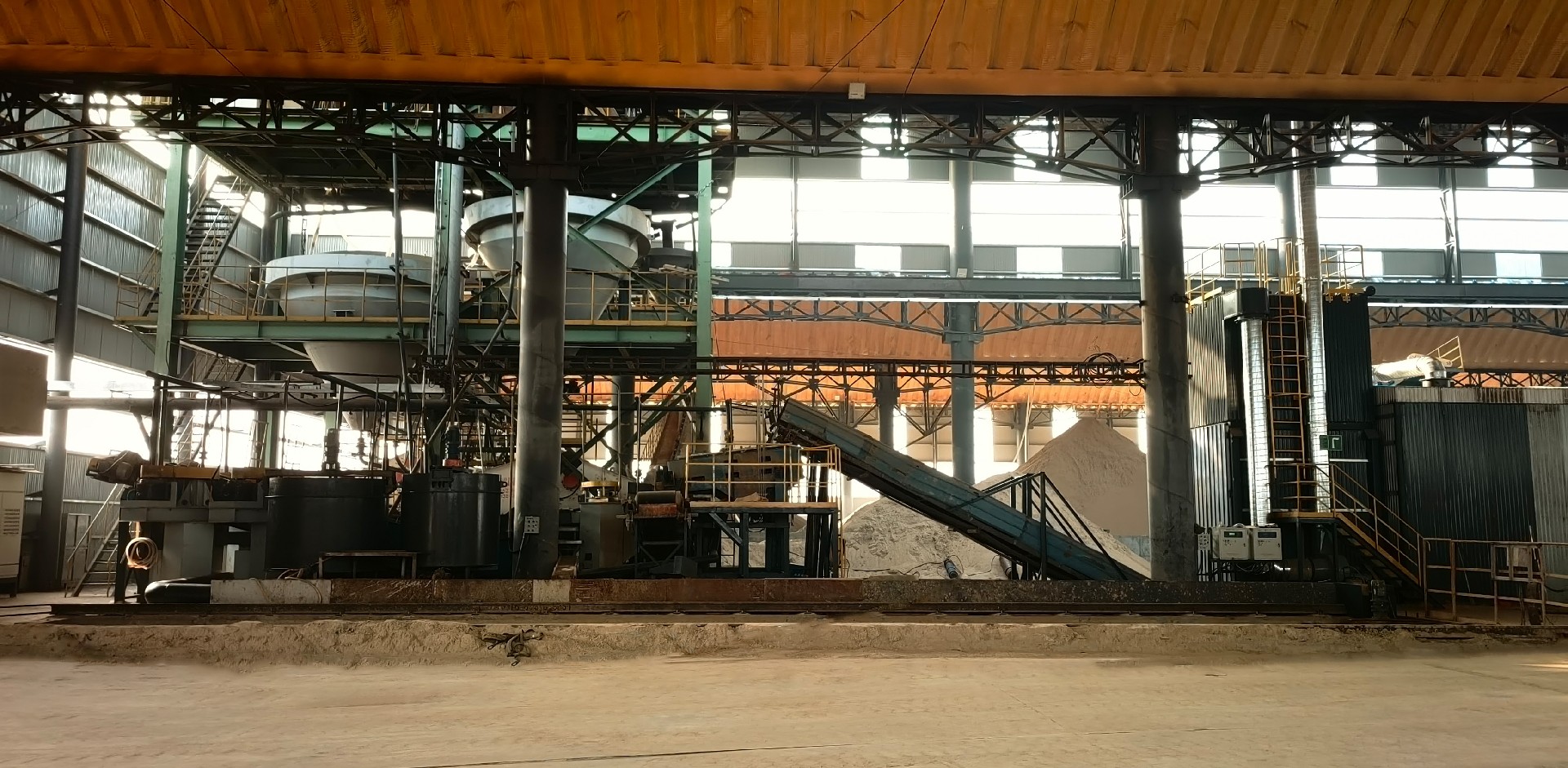 洗砂、烘砂生產(chǎn)線